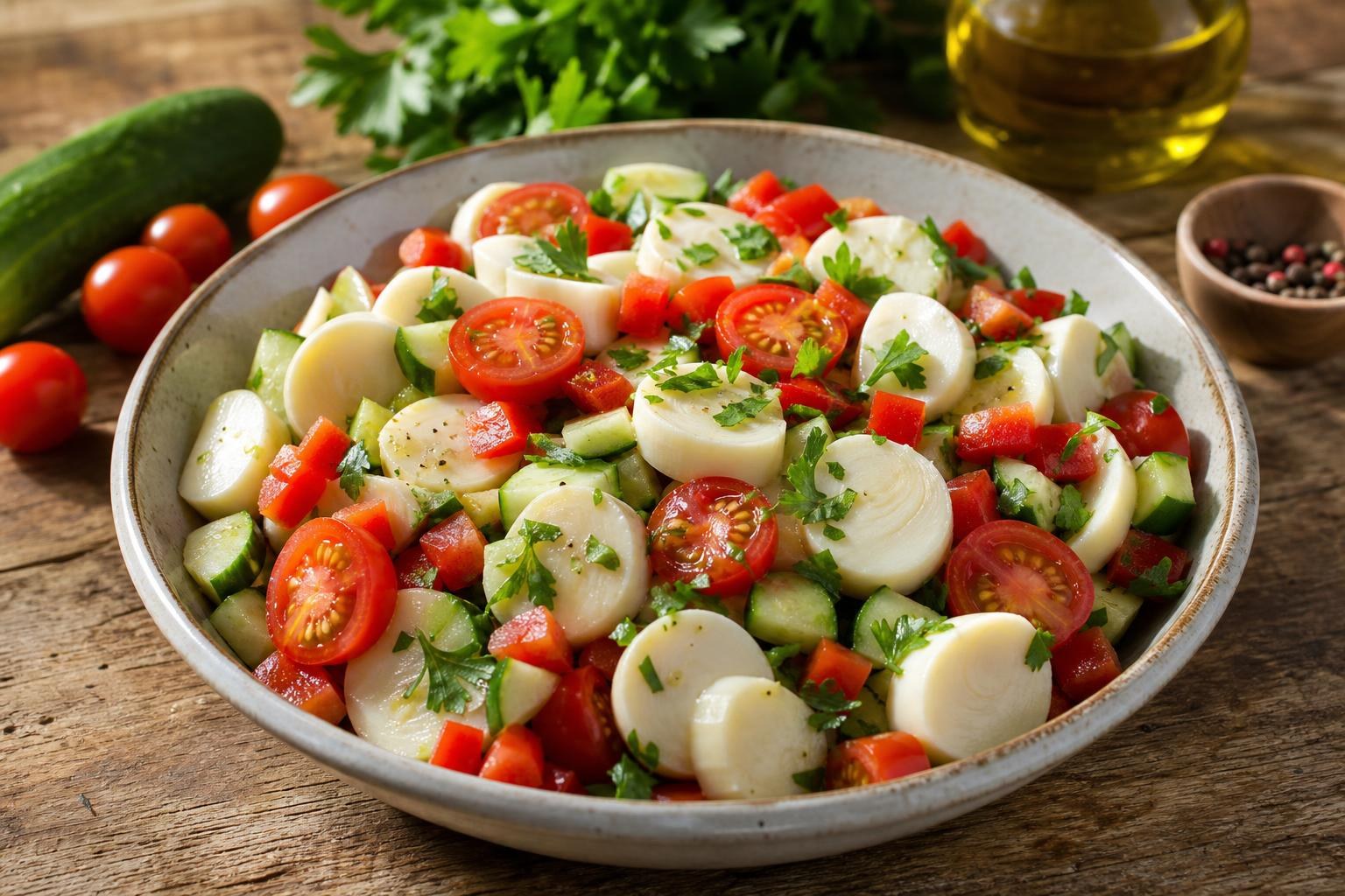 Salada de palmito