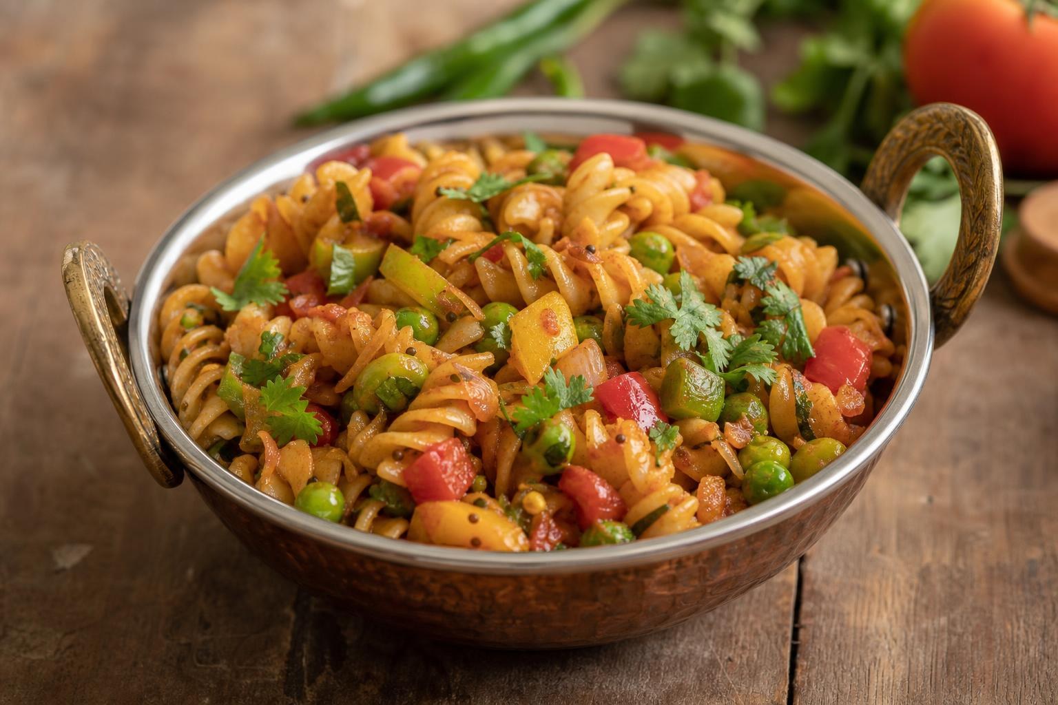 Indian masala pasta