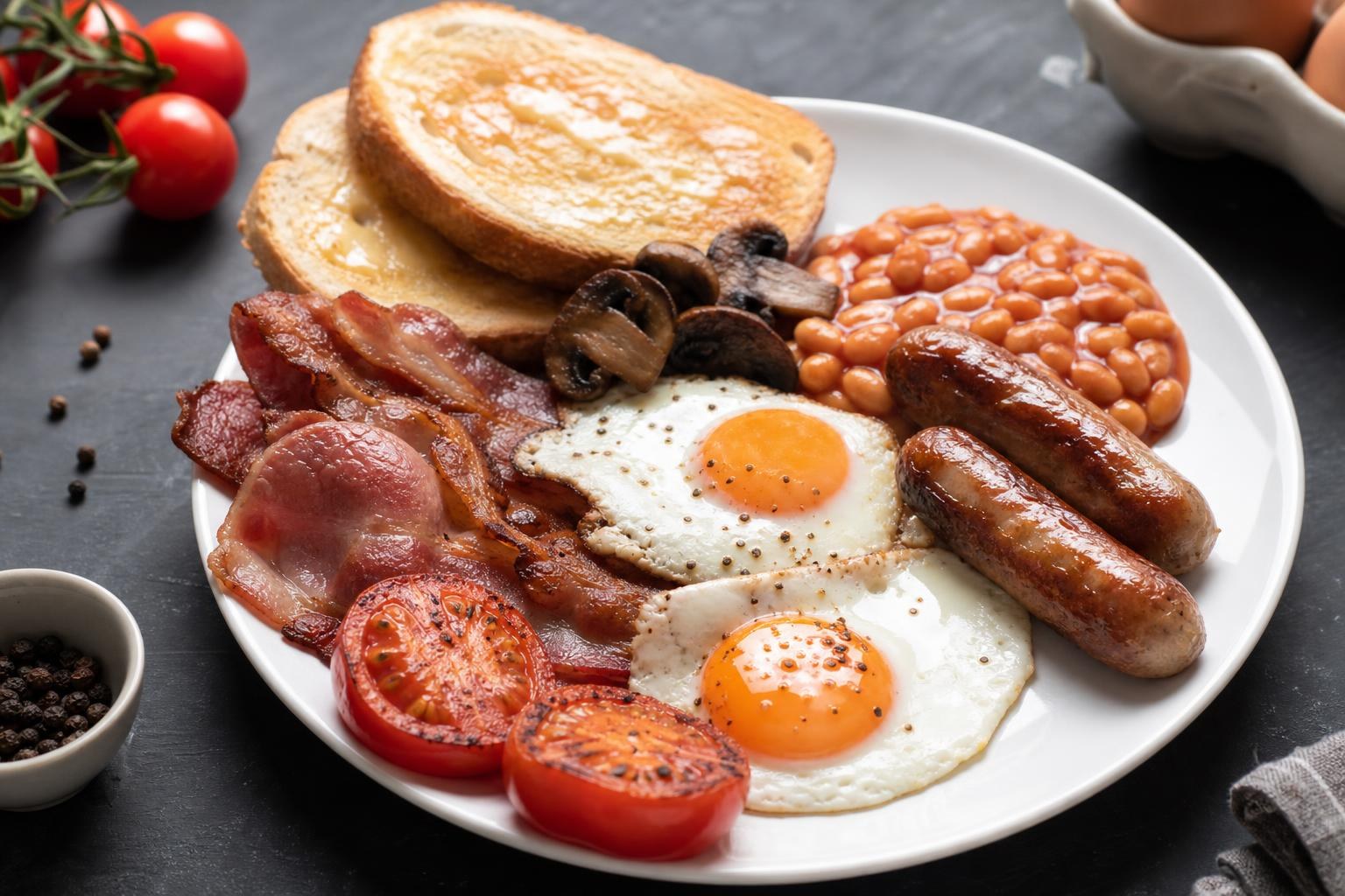 Desayuno inglés completo