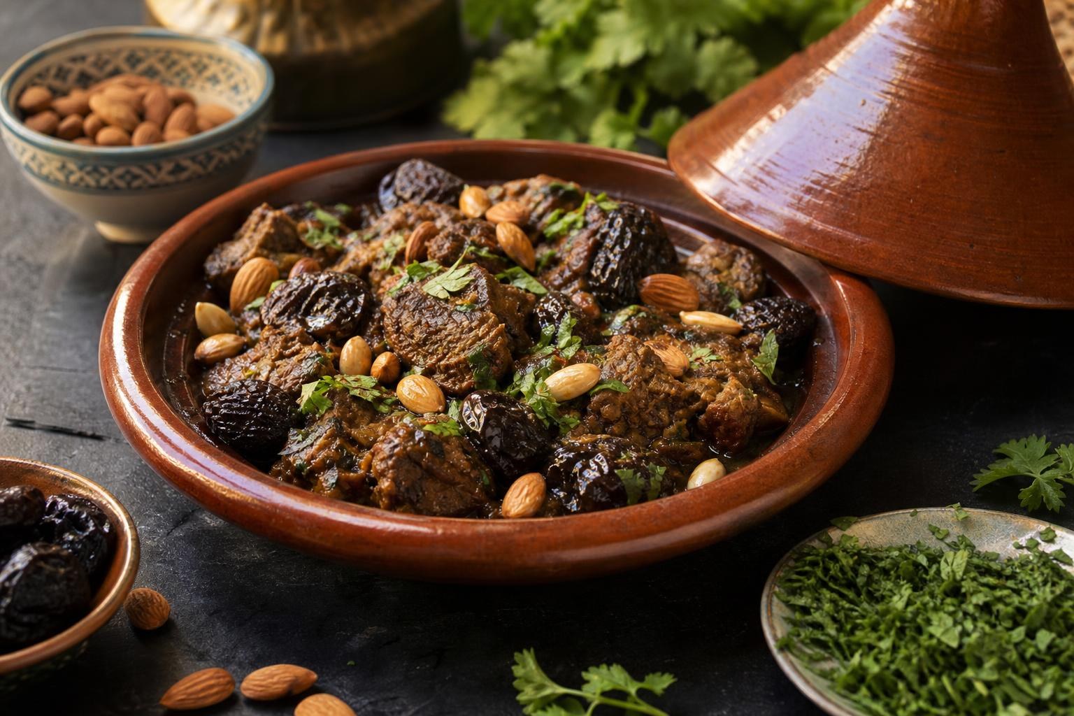 Marokkanischer Lamm-Tagine mit Pflaumen