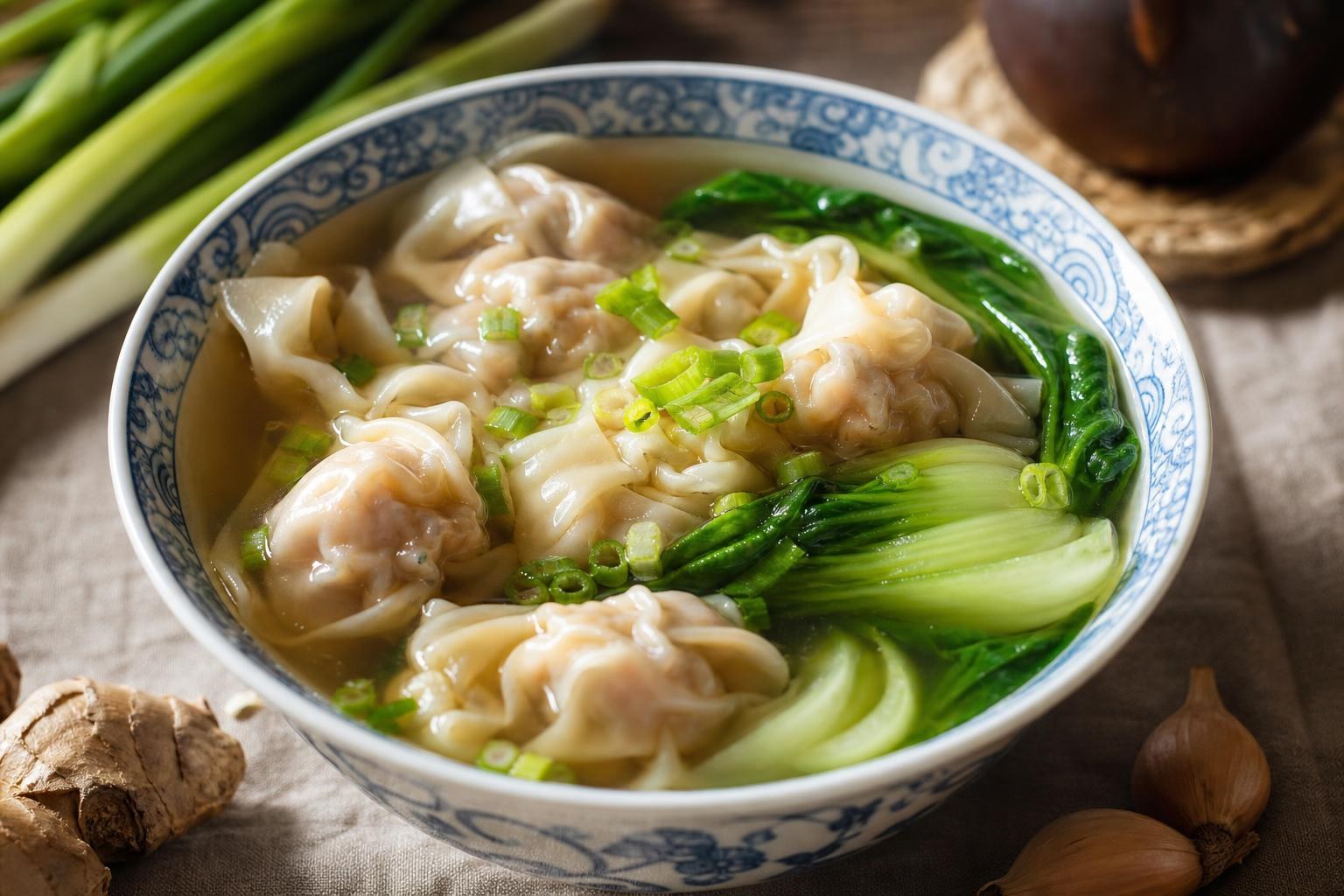 Sopa wonton