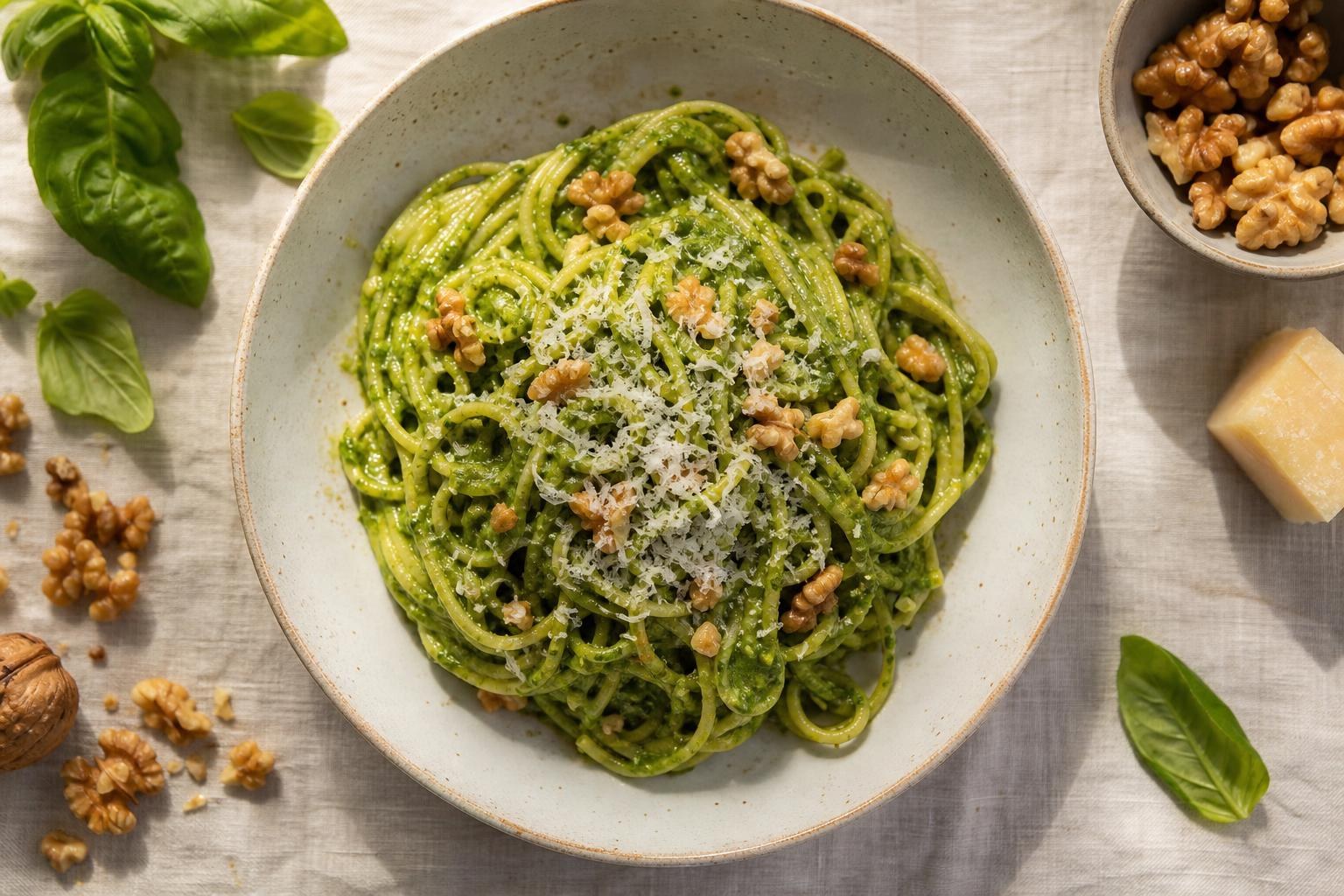 Tallarines verdes