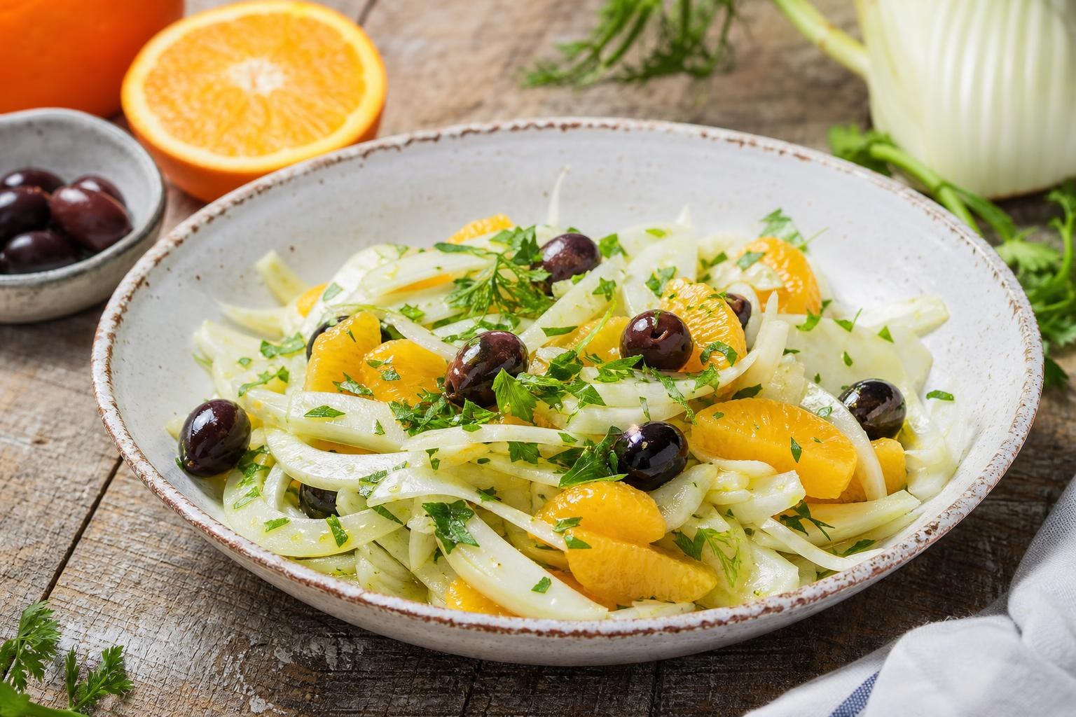 Insalata di finocchi e arance