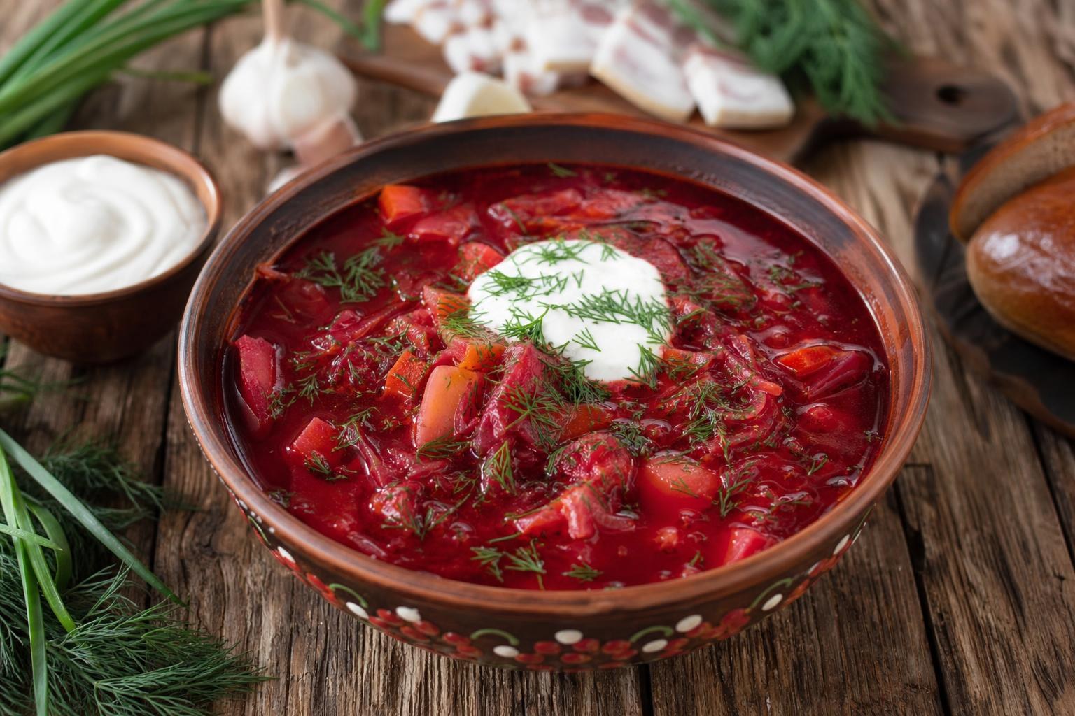 Ukrainian borscht