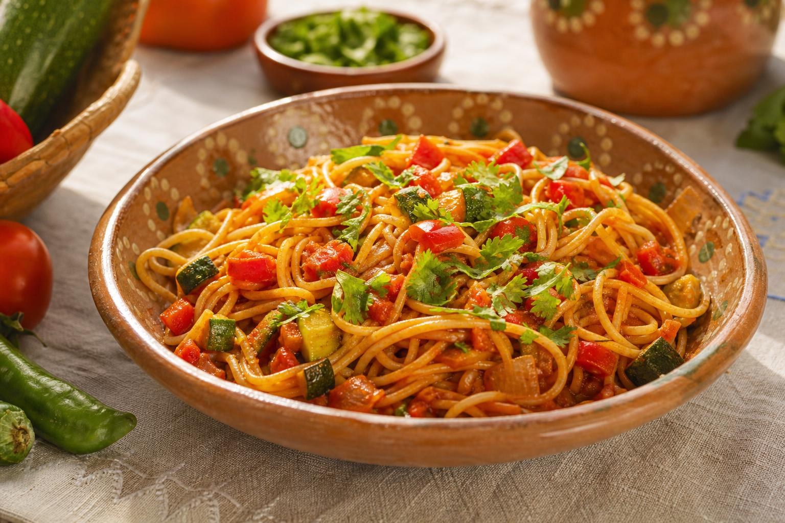 Pasta a la mexicana