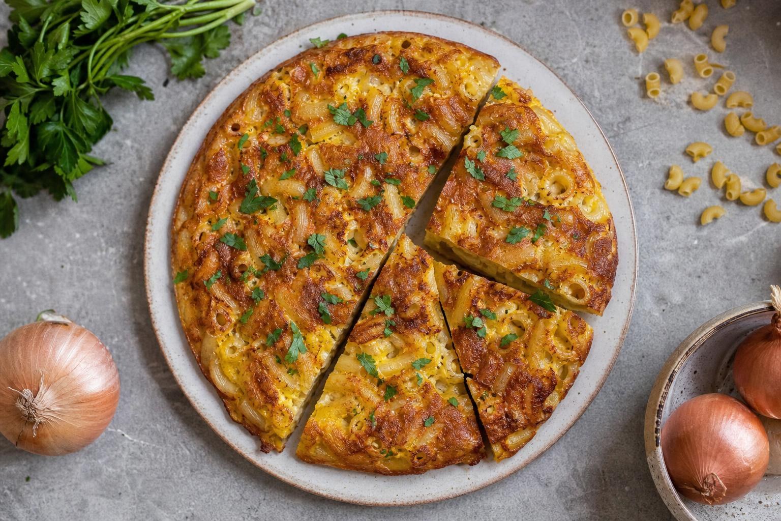 Frittata de macarrones