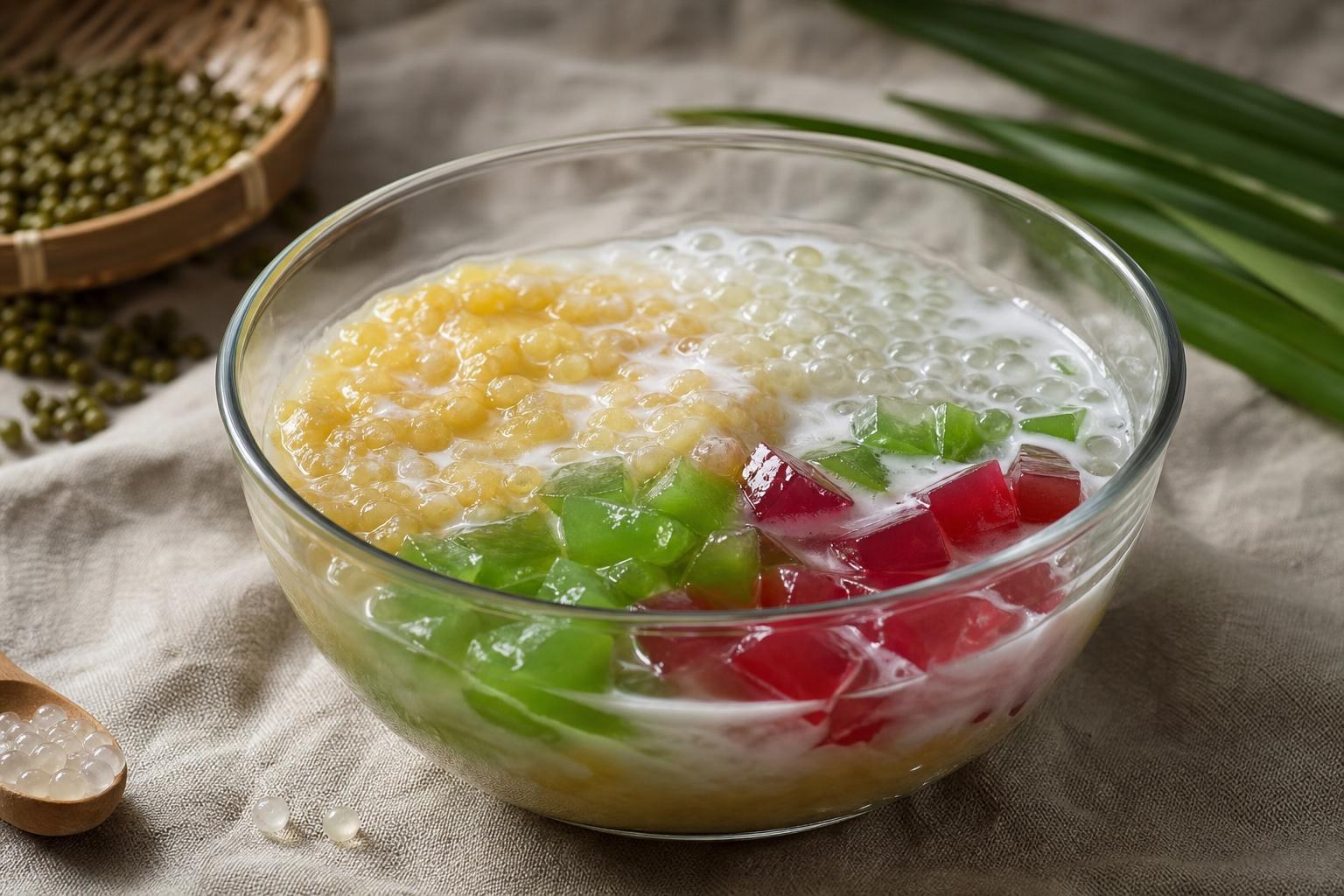 Chè Bà Ba (postre de tres colores)