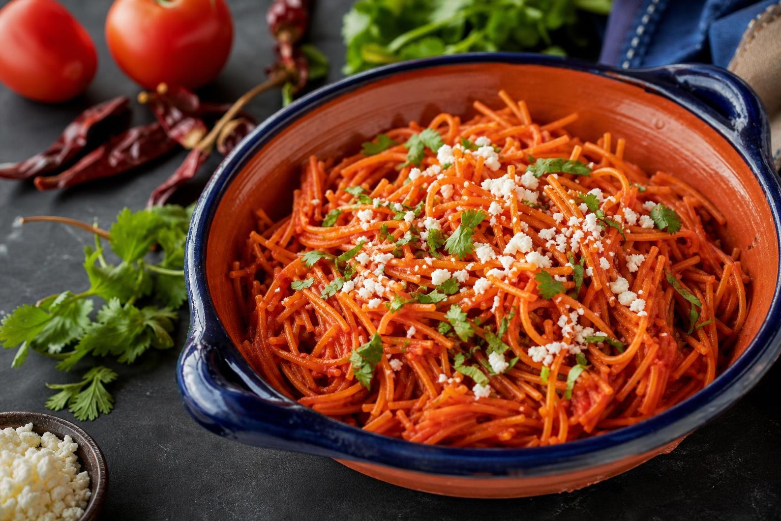 Fideos rojos
